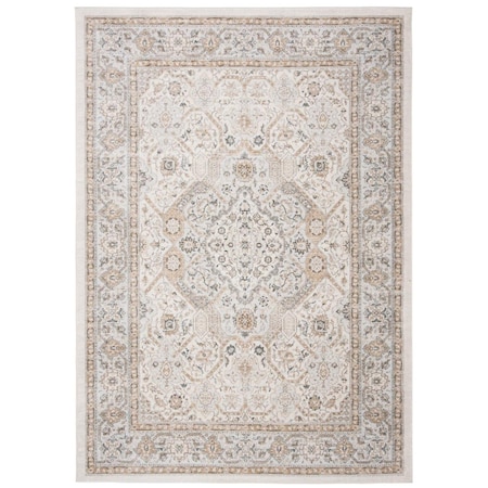 Safavieh 10 x 14 ft. Isabella Contemporary Rectangle Power Loomed Rug Cream & Beige ISA916B-10